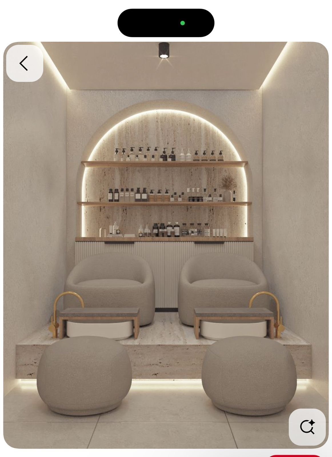 Serene Salon Environment